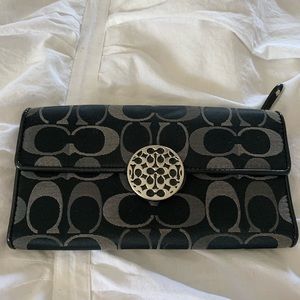 Black coach wallet